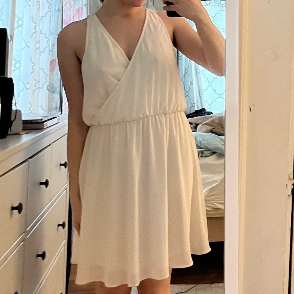 Lush V-Neck Dress - Fits like size S/M